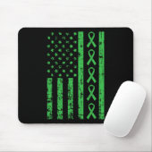 Grün tragen für meine Brustkrebserkrankung Mousepad (Mit Mouse)