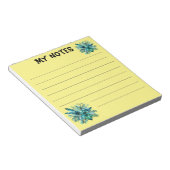 Grün tropische Blätter Notizblock (angewinkelt)