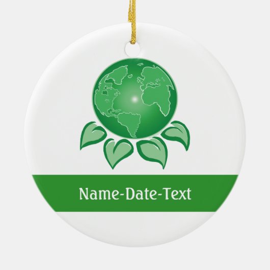 Grün, Umwelt Keramikornament (Hinten)