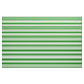Grün und Beige gefärbtes, gestreiftes Muster Stoff (Fat Quarter (45,7 x 55,9 cm))