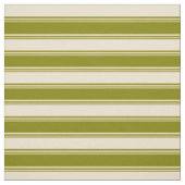 Grün und Beige Linde/Streifenmuster Stoff (Muster)