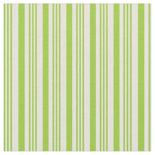 Grün und Beige Streifen/Seitenmuster Stoff (Nahaufnahme)