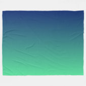 Grün und Blau Fleecedecke (Vorderseite (Horizontal))