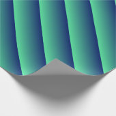 Grün und Blau Geschenkpapier (Ecke)