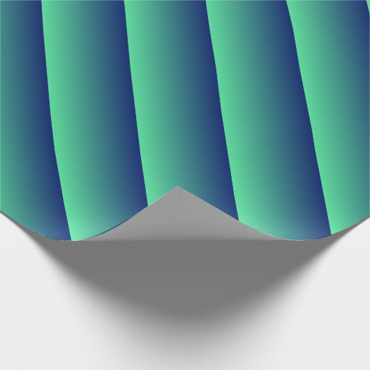 Grün und Blau Geschenkpapier (Ecke)