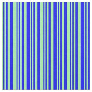 Grün und blau, Linse/Streifenmuster Stoff