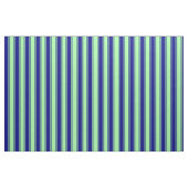 Grün und Blau Streifen/Linse Muster Stoff (Fat Quarter (45,7 x 55,9 cm))