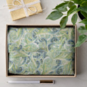 Grün und Blau Swirl Seidenpapier (Geschenk)