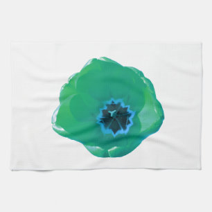 Grün und Blau Tulip Küchentuch