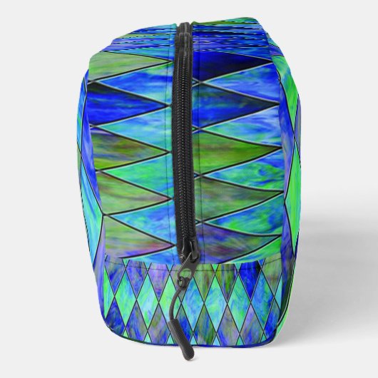 Grün und Blau Waschbeutel (Rechts)