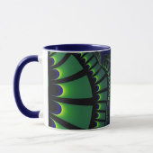 Grün- und Blauer Remix Tasse (Links)