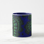 Grün- und Blauer Remix Tasse (Zentrum)