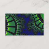 Grün- und Blauer Remix Visitenkarte (Vorderseite)