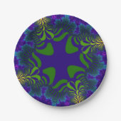 Grün- und Blaukreuz Pappteller (Vorderseite)