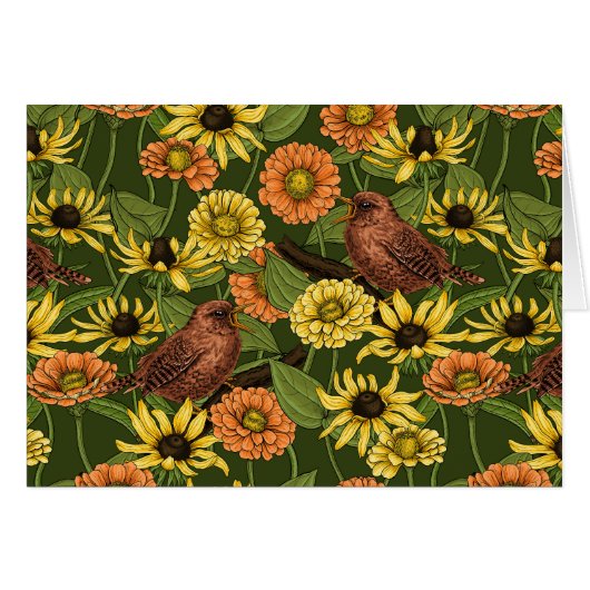 Grün und Blume (Vorderseite (Horizontal))