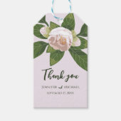 Grün und Blume Elegant Geschenkanhänger (Vorderseite)