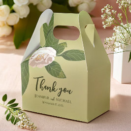 Grün und Blume Elegant Geschenkschachtel