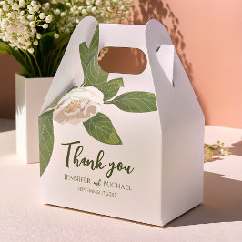 Grün und Blume Elegant Geschenkschachtel