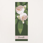 Grün und Blume Elegant Yogamatte (Vorderseite)