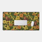 Grün und Blume Schreibtischunterlage (Tastatur & Maus)
