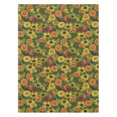 Grün und Blume Tischdecke (Vorderseite)