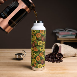 Grün und Blume Trinkflasche