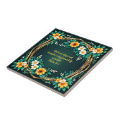 Grün- und Blumenkranz individuell einstellbar Fliese (Seite)