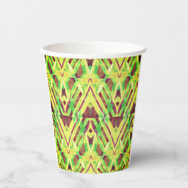 grün und braun pappbecher