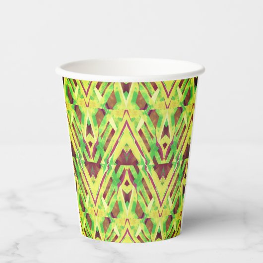 grün und braun pappbecher (Vorderseite)