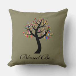 Grün und farbenfroh spirituell gesegnet sein.. kissen
