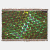 Grün und gefärbt, Kratzer und Wandeffekt Decke (Vorderseite)