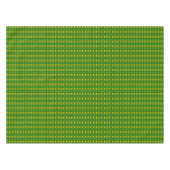 Grün und Gelb abstrakt Tischdecke (Vorderseite (Horizontal))