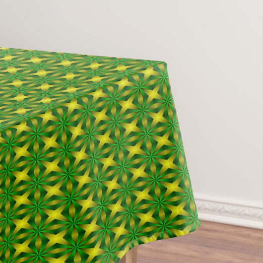 Grün und Gelb abstrakt Tischdecke (Beispiel)