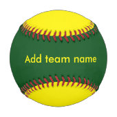 Grün und Gelb Baseball (Vorderseite)