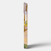 Grün und Gelb Blätter im Hintergrund Case-Mate iPhone Hülle (Rückseite / Links)