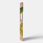 Grün und Gelb Blätter im Hintergrund Case-Mate iPhone Hülle (Rückseite / Rechts)