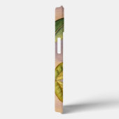 Grün und Gelb Blätter im Hintergrund Case-Mate iPhone Hülle (Rückseite / Rechts)