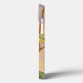 Grün und Gelb Blätter im Hintergrund Case-Mate iPhone Hülle (Rückseite / Links)