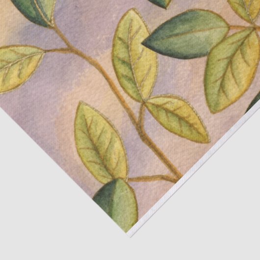 Grün und Gelb Blätter im Hintergrund Seidenpapier (Ausschnitt)