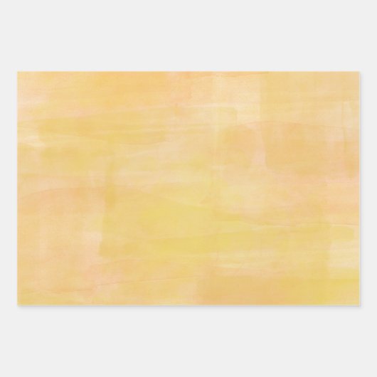 Grün und Gelb Geschenkpapier Set (Vorderseite)