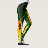 Grün und Gelb Leggings (Rechts)