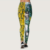 Grün und Gelb Leggings (Rückseite)