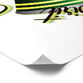 Grün und Gelb Poster (Ecke)