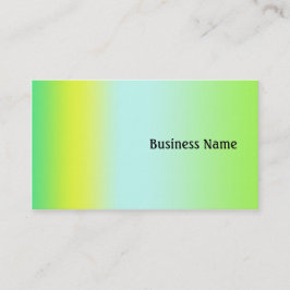 Grün und Gelb Visitenkarte