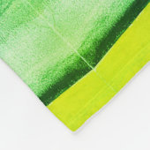 grün und gelb Zickzack Fleecedecke (Ecke)