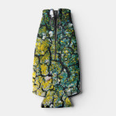 Grün- und Gelbbaum Abstrakt Flaschenkühler (Rückseite)