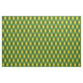Grün- und Gelbmuster der Raute Stoff (Yard (91,4 cm))