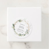 Grün und Gold: Brautparty Geschenkanhänger (Beispiel)