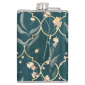 Grün und Gold Flachmann (Rückseite)