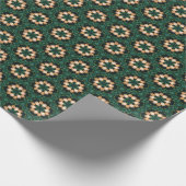 Grün und Gold Geschenkpapier (Ecke)